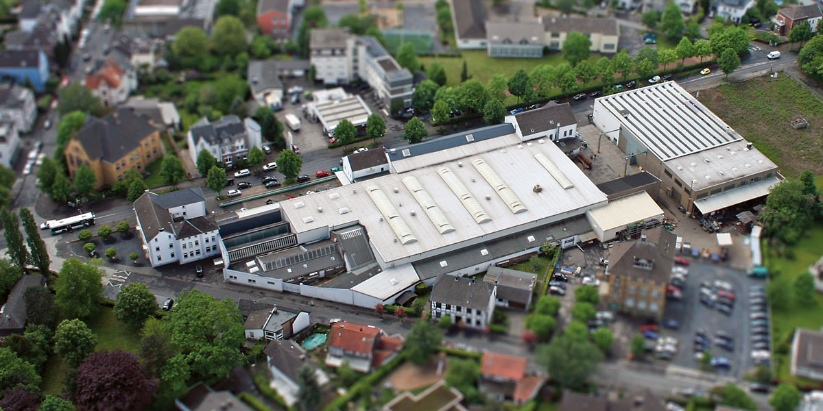 Blick auf die Firma Gebr. Steimel GmbH & Co. KG