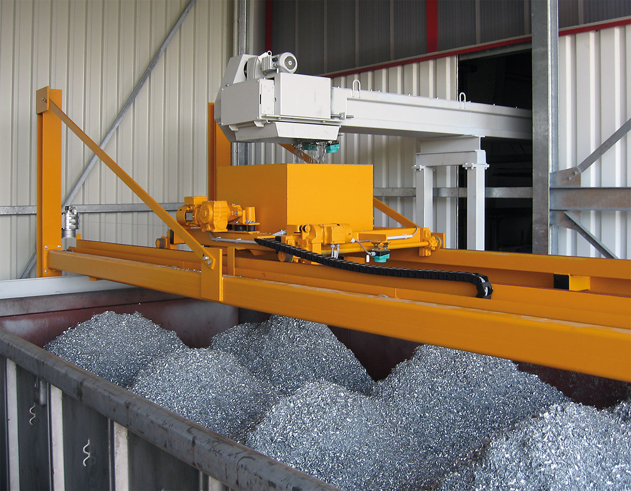 Portal system for container loading